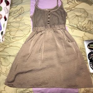 light brown/taupe dress